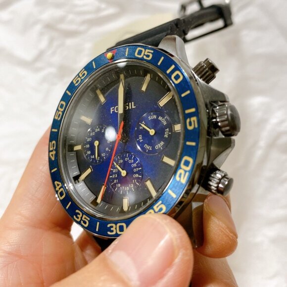 Fossil BQ2772 Bannon Multifunction Black Silicone Watch, New with Tag - Picture 4 of 4